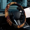 thumbnail image 6 of Columbus Day 14.5 Inch Printing PVC Leather Auto Accessories Car Steering Wheel Cover, 6 of 6