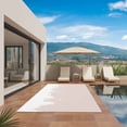 thumbnail image 3 of Abstract Cream Beige Outdoor Rug for Patio/Deck/Porch, Non-Slip Large Area Rug 3 x 5 Ft, Modern Minimalist Graffiti Artwork Indoor Outdoor Rugs Washable Area Rugs, Camping Rug Carpet Runner, 3 of 8