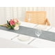 thumbnail image 5 of REGALWOVEN 1 Pack Solid Color Table Runner Long Linen Table Banner Dark Grey 12"x83", 5 of 5