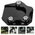 thumbnail image 2 of Motorcycles Kickstand Foot Side Stand Extension Pad Enhanced Stability And Comfort Anti-Slip Base Motorcycle Stand Foot Extension Accessories Black, 2 of 8