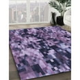 thumbnail image 2 of Ahgly Company Indoor Rectangle Patterned Purple Mimosa Purple Area Rugs, 5' x 7', 2 of 6