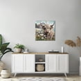 thumbnail image 3 of WFSposter Farmhouse Highland Cow Wall Decor in Neutral colour: Rustic Cow and Dandelion picture Canvas Art Print, Gift for Bathroom or Kitchen, Ideal Animal Artwork for Living Room, 3 of 6