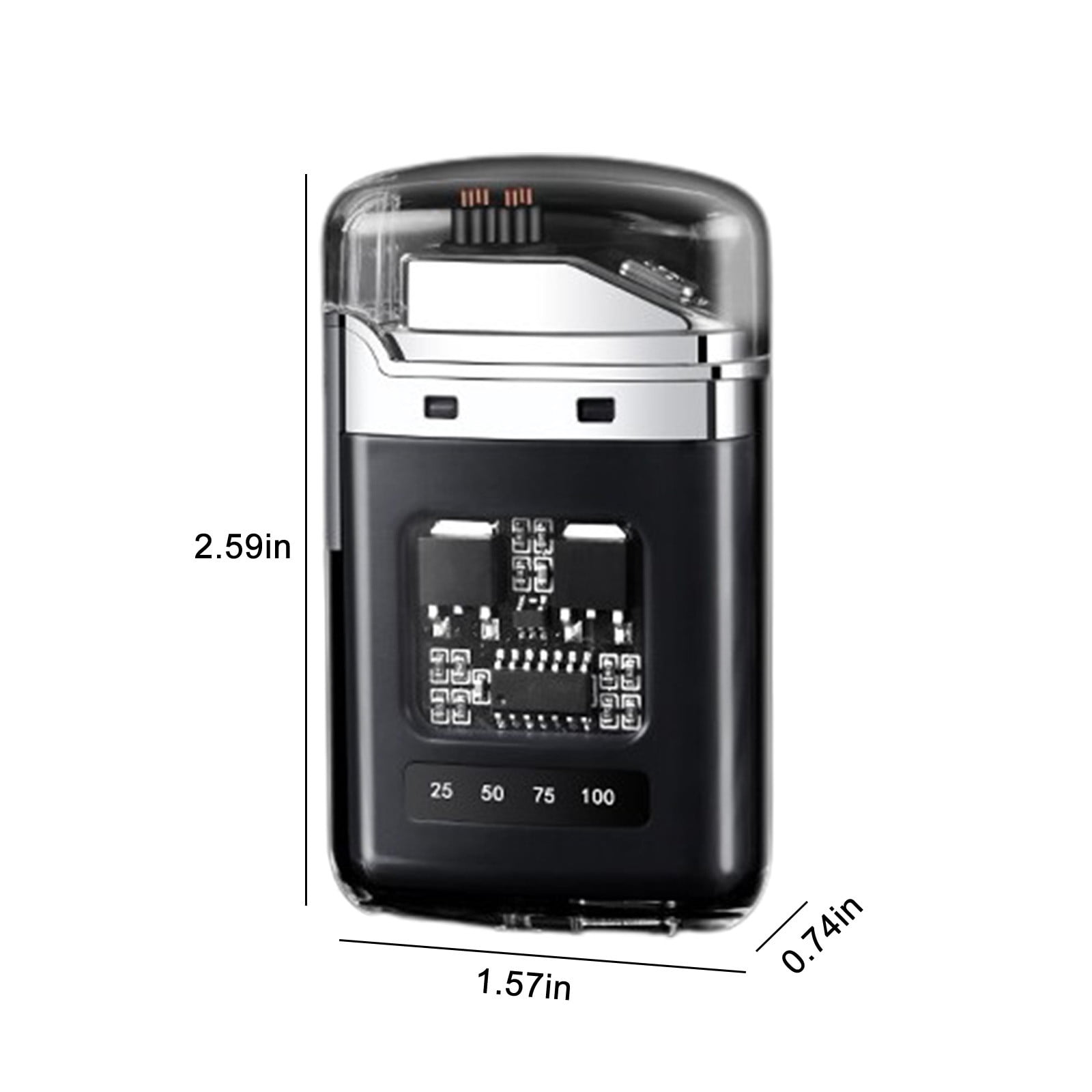3 Set of Electronic Rechargeable Lighter, Lighter, Type-C Rechargeable Lighter Outdoor Windproof Lighter