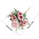 thumbnail image 3 of Flores de rosas artificiales - Rosas de tela de seda realistas para decoración del hogar, bodas, fiestas - 12,2" de altura - Blanca, roja, champán, verde, 3 of 6