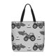 thumbnail image 1 of Fotbe Gray Tractor Bolsa Tote con Estampado para Mujer, Bolsos con Cremallera, Bolsa de Hombro Casual de Gran Capacidad con Bolsillos Internos, 1 of 7