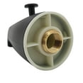 thumbnail image 3 of Westbrass E531D-12R-62 5-1/4" Rear Diverter Tub Spout with 1/2" or 3/4" IPS Rear Connection, Matte Black, 3 of 5