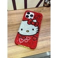 thumbnail image 3 of for iPhone 15 Pro Max Rhinestone Phone Case 14 plus  Hello Kitty 13 Pro Full Diamond 12 All-Inclusive Soft Case 14 Cartoon RJ, 3 of 5