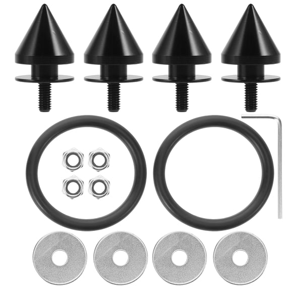 4PCS Bumper Bolts Set Car Bumper Retainer Bolts Replacement Car Accessories Automotive Bolts Splash Shield Bolts Car Body Bolts