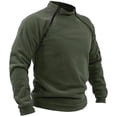 thumbnail image 3 of Chaquetas tácticas de lana Polar para exteriores para hombre, abrigo cálido con cremalleras a prueba de viento, ropa interior térmica para senderismo, jersey para acampada, caza y Camping, 3 of 5