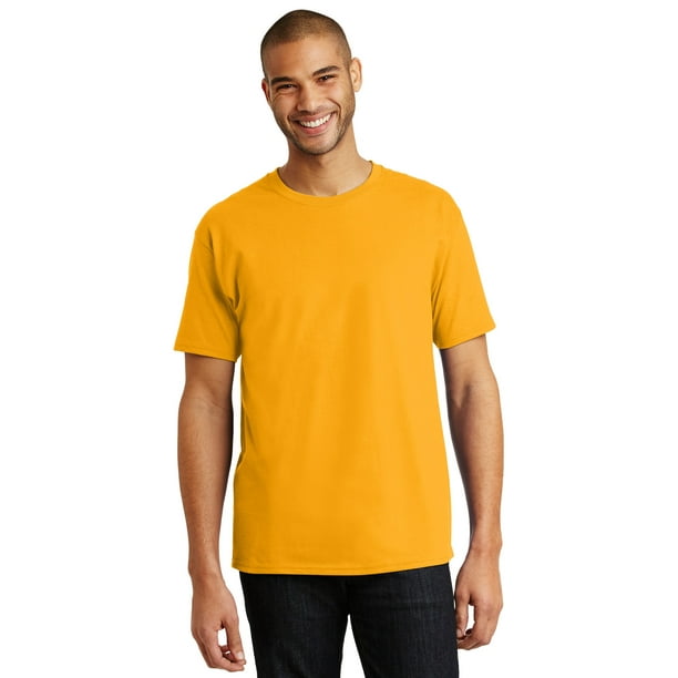 Hanes - Hanes Men's 100 Percent Cotton Tagless T-Shirt - 5250 - Walmart ...