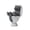Grey, variant on Dserhfy Funny Cat Figurine Spiritual Consolation PVC Vivid Appearance Toilet Series Cat Statue Party Supplies