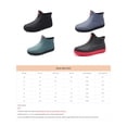 thumbnail image 2 of Woobling Men Kitchen Shoes Slip On Chef Shoe Round Toe Mules Resistant Clogs Comfort Lace Up Light Blue 8, 2 of 5