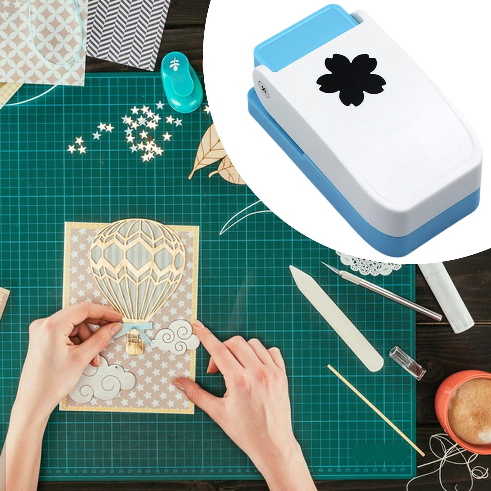 FVDPWYE Craft Hole Punch Multifunctional for Scrapbooking Gift Wrapping Envelopes Gift Tag Photos Paper Punching Easy to Use Portable cherry