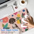 thumbnail image 4 of Long Mouse Pads for Desk,Dogs with Pioneer Flower Desk Mats on Top Of Desks, Desk Mouse Pad Extra Large with 3mm Non-Slip Base and Stitched Edge for Gaming,Office,Work,Home 31.5"x11.8", 4 of 6