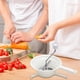 thumbnail image 2 of Molinillo de Alimentos para Cortador de Verduras con 3 Discos Intercambiables Molinillo de Alimentos Cortador Manual Molienda para Salsa de Tomate Patatas, 2 of 5