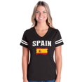 thumbnail image 1 of Womens Spain Football V-Neck T-Shirt, 1 of 5
