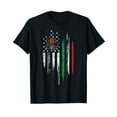 thumbnail image 1 of Soft & Comfy T shirt Mexican american Flag Combo Mexico uSa Cinco De Mayo Gift T-Shirt, 1 of 6