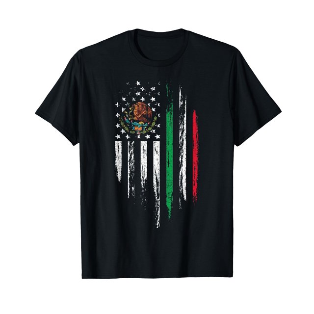 Soft & Comfy T shirt Mexican american Flag Combo Mexico uSa Cinco De Mayo Gift T-Shirt