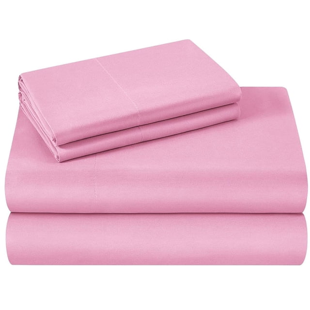 Juego de Sabanas Algodón Kyuden Home Rosa Pastel Matrimonial
