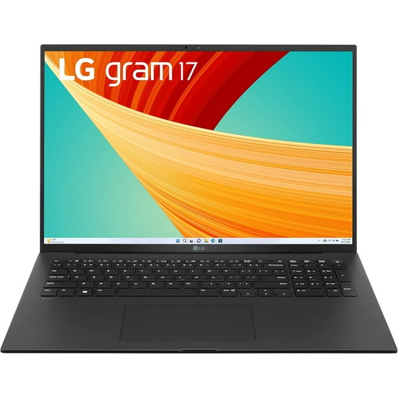 LG gram 17” Lightweight Laptop, Intel 13th Gen Core i7 Evo Platform, Windows 11 Home, 16GB RAM, 1TB SSD, Black Refurbished Excellent