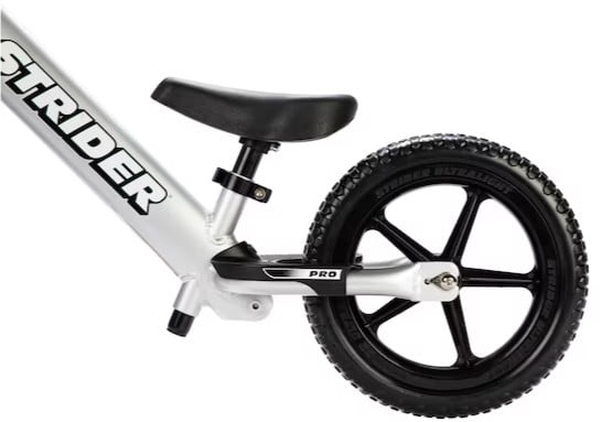 STRIDER 12 PRO ストライダー シルバー Strider - 12 Pro Balance Bike for Toddlers, Ages 1 to 4
