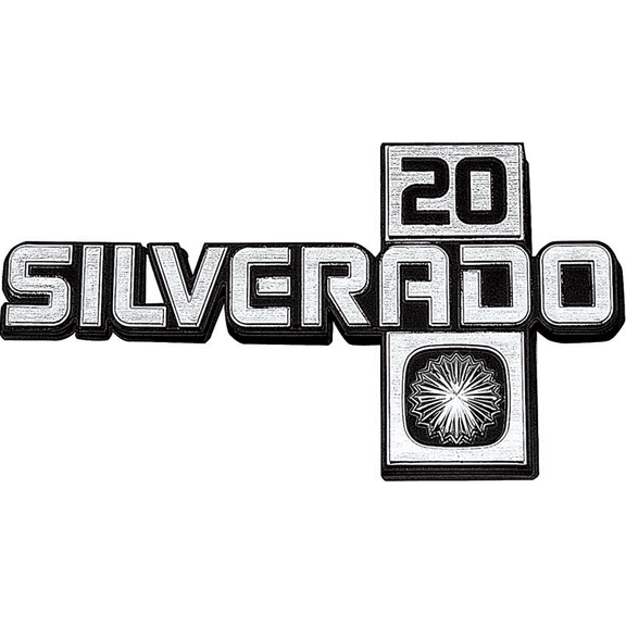 OER Front Fender Silverado Emblem 1981-1987 Chevy Truck Blazer Suburban