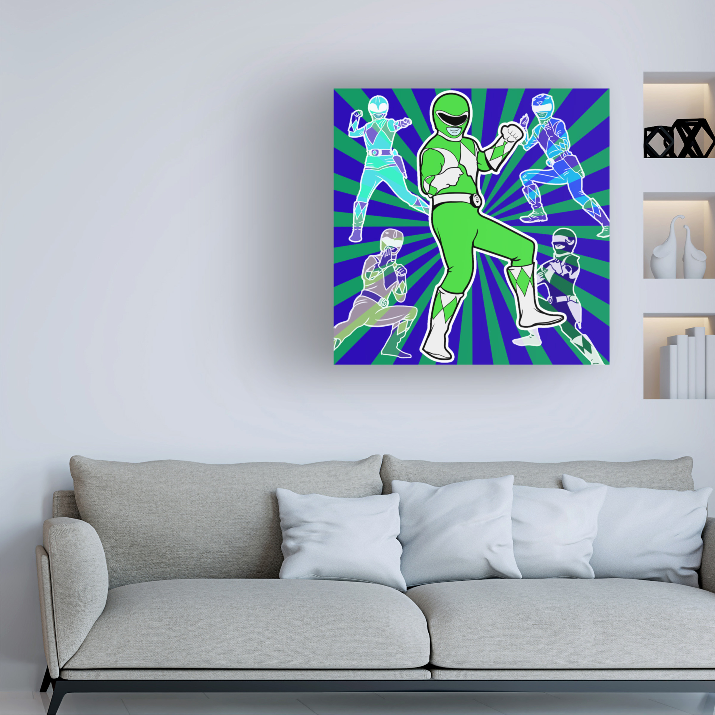 Trademark Fine Art 'Power Ranger' Canvas Art by ALI Chris