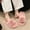 Pink, variant on My Order ABPWLY Women's 2023 New Spring Summer Slope Heel Round Toe Slippers Casual Women's Slippers Woolen Shoes Warm Indoor Cotton Slippers