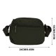 thumbnail image 3 of Women Nylon Crossbody Bag Casual Multi-Zipper Shoulder Bag Lightweight Multi-Pocket Daily Small Crossbody Purse For Outdoor Shopping Travel, 3 of 6