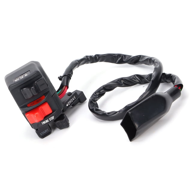 Interruptor L/H Luz Motor Arranque Parada Control de estrangulador 46091-1462 Reemplazo para Kawasaki Bayou KLF 300 88-04
