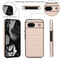 thumbnail image 4 of Compatible with Google Pixel 8a Case, with PU Leather Credit Card Holder Magnetic Back Stand Rugged Slot Mobile Flip Purse Phone Cover for Google Pixel 8a Women Men - Rosegold, 4 of 7