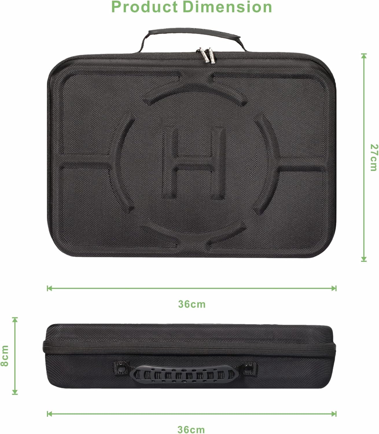 Carrying Case Compatible with Hypervolt 2 Pro,Travel Storage Organizer compatible with Hypervolt Plus Hard Shell Bag Massage Gun Device Holder