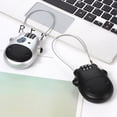 thumbnail image 4 of Maytalsory Telescopic Coded Lock Cartoon Cow Anti Theft Steel Cable Combination Locks Password Padlock Helmet Backpack Suitcase Cabinet Silver, 4 of 6