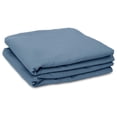 thumbnail image 3 of 2-Pack Flat Sheets Only, Full Size Premium Bedsheets, 80" x 94" Full-Size Top Sheet Stays Tucked on Deep Mattresses, Set of 2 Flat Bed Sheets, Coronet Blue, 3 of 5