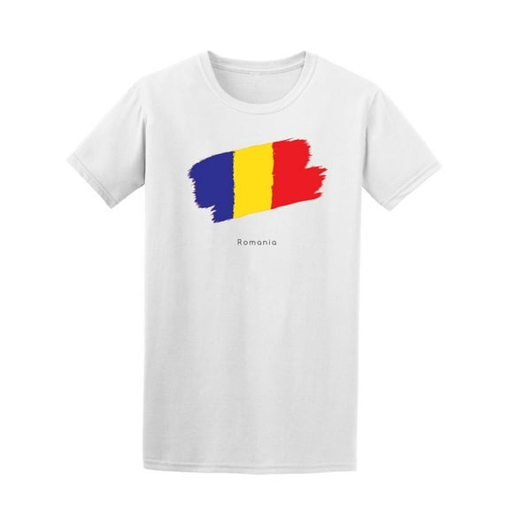 Romania Flag Tee Men's -Image by Shutterstock