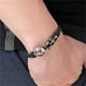 thumbnail image 4 of Qarigey Declaración segura y expresiva con de cuero de cuero para hombres Pulseras para hombres Ropa, zapatos y accesorios Miscelánea TZ-783, 4 of 6