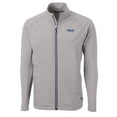 thumbnail image 2 of Men's Cutter & Buck  Gray Montana State Bobcats Vault Adapt Eco Knit Hybrid Recycled Mens Full Zip Jacket, 2 of 3