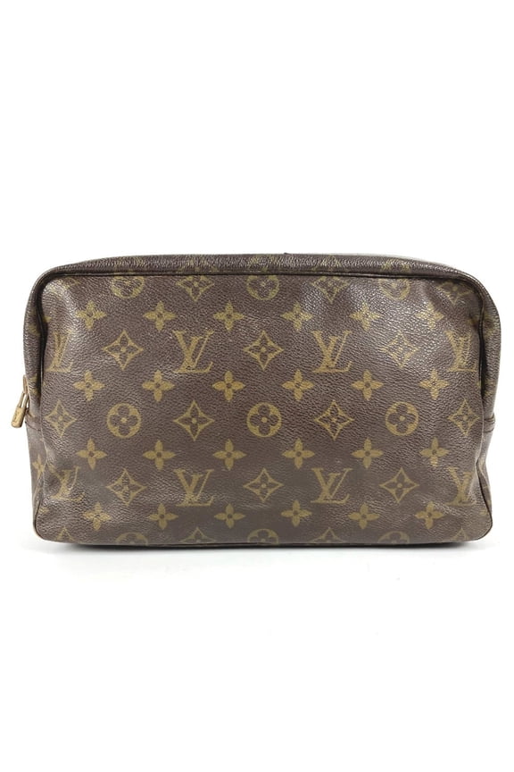 Pre-Owned LOUIS VUITTON M47522 Monogram True Toilet 28 Makeup Pouch, Clutch Bag,... (Good)