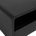 thumbnail image 4 of Kate and Laurel Kato Modern Wood Floating Side Table with Drawer, 18 x 10 x 9, Black, Contemporary Wooden Floating Nightstand for Bedroom Bedside Table, 4 of 9