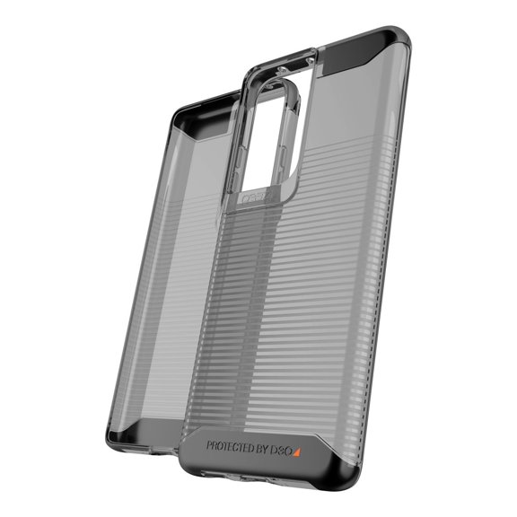 ZAGG Gear4 Havana Case - Lightweight Stylish case with top Bottom and Corner Protection with D3O - for Samsung Galaxy S21 Ultra 5G - Smoke (702007328)