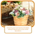 thumbnail image 2 of ColoMX 12 Uds. Pequeñas flores, dulces, Chocolate, cesta de regalo, Mini cesta de mano, pequeños contenedores de recuerdo de fiesta, 2 of 7