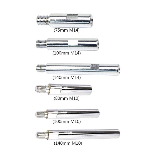 Biela de pulidora de acero de extensión de broca de amoladora angular M10/M14 (75mm M14)