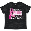 thumbnail image 3 of Inktastic Breast Cancer Awareness We Wear Pink in October Girls Toddler T-Shirt, 3 of 5
