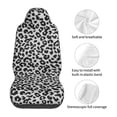 thumbnail image 5 of Sikiie Similar To Leopard Print Car Seat Protector 2 Pack Car Seat Cushion Mat, Car Seat Covers for SUV, Truck, Van, 5 of 7