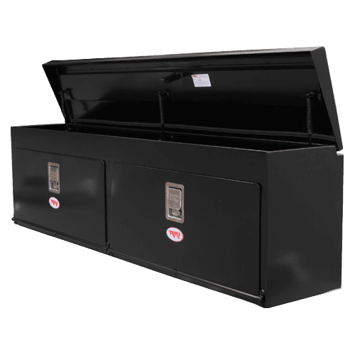 RKI RKIUST72CB 72 in. Steel Upper Side Top Opening Box, Black