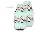 thumbnail image 6 of Pofeuu Cute Panda Print Automotive Car Seat Covers Flat Cloth Full Set Seat Covers,Car Seat Covers front seats for Cars Trucks and SUVs(Two packs), 6 of 7