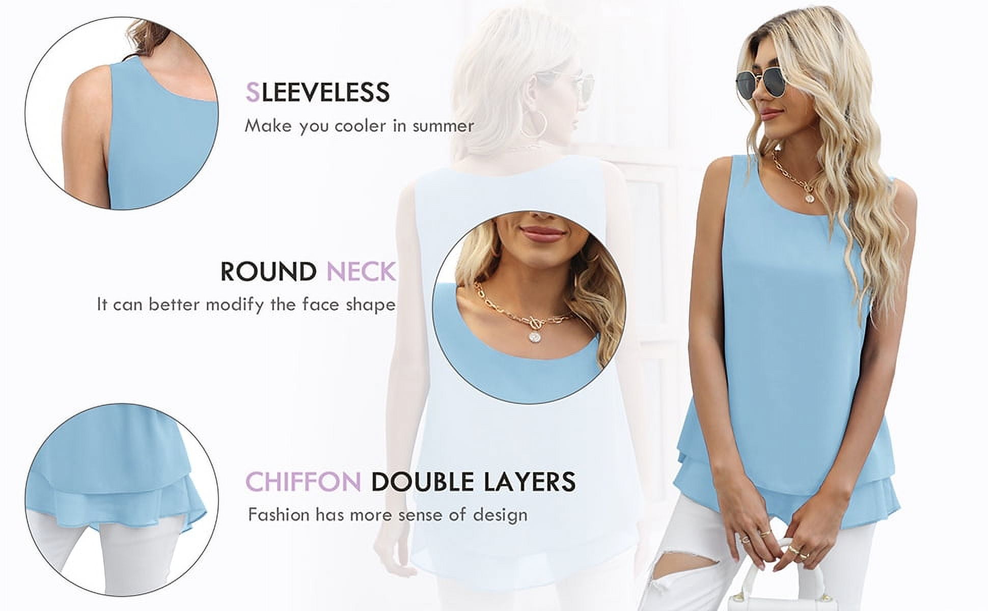 chiffon tops 2018
