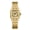 Gold Gold, variant on CHEETAH Watches for Women with Small Vintage Bracelet, Rectangular Case Roman Dial