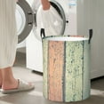 thumbnail image 4 of Picia Hardwood Large Laundry Basket, Waterproof, Freestanding Laundry Hamper, Collapsible Tall Clothes Hamper with Extended Handles-, 4 of 8