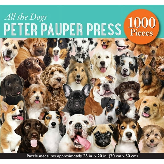 Peter Pauper Press All the Dogs 1000-Piece Jigsaw Puzzle